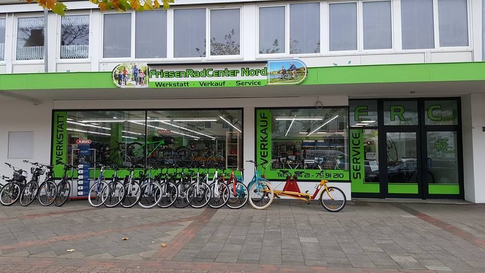 Frontansicht des FriesenRadCenters in Wilhelmshaven